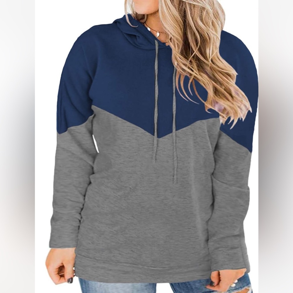 Vislily Hoodie BlueGray